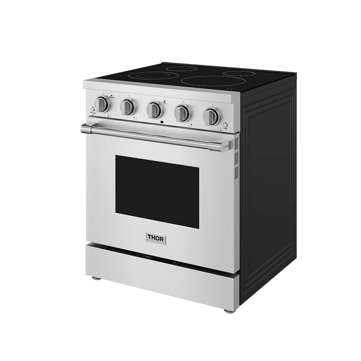 Thor Kitchen - 4.55 Cu. Ft Freestanding Electric Convection Range - Stainless Steel