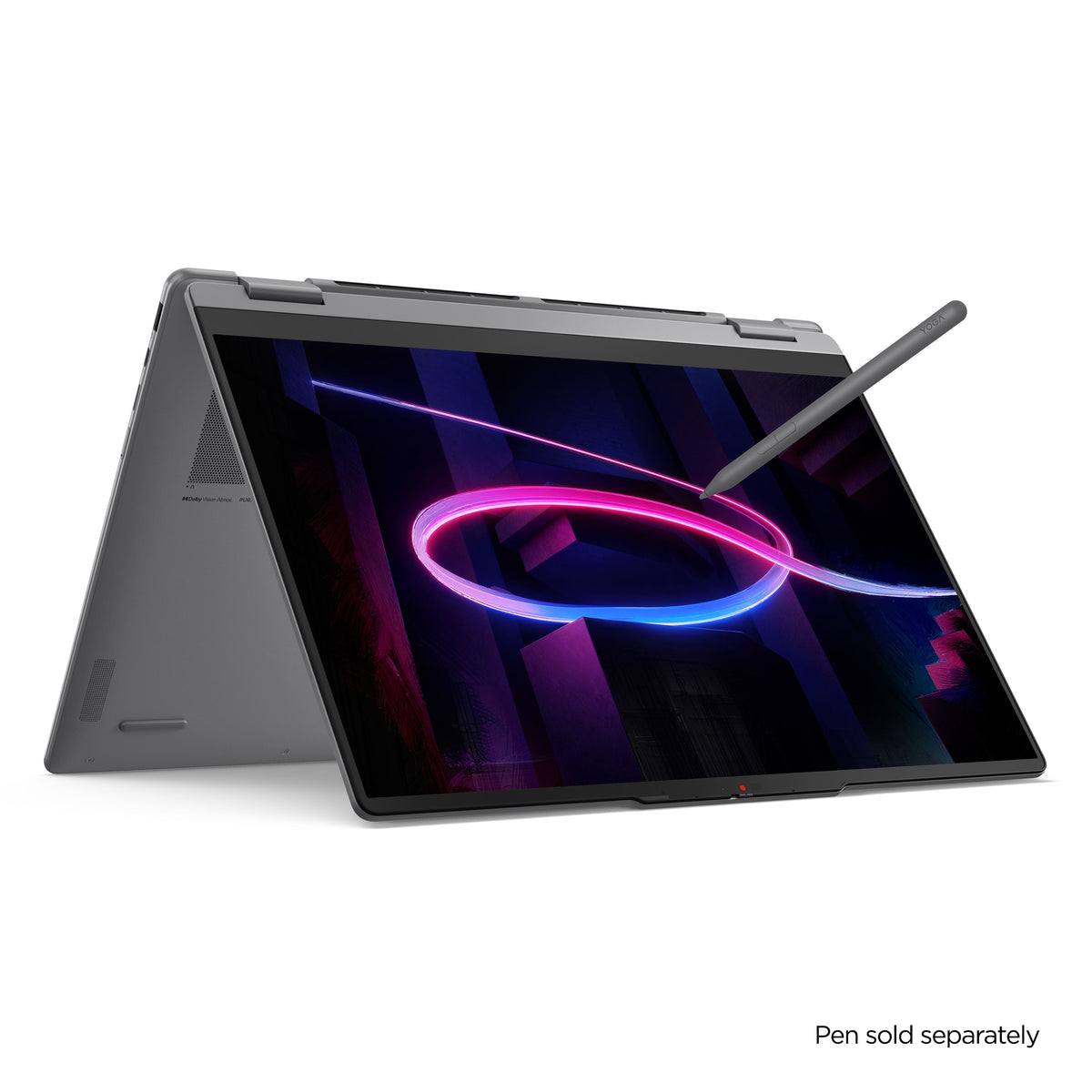 Lenovo - Yoga 7i 2-in-1 16" 2K OLED Touchscreen Laptop - Intel Core Ultra 5 Processor 322 2026 - 8GB Memory - 512GB Storage - Luna Grey