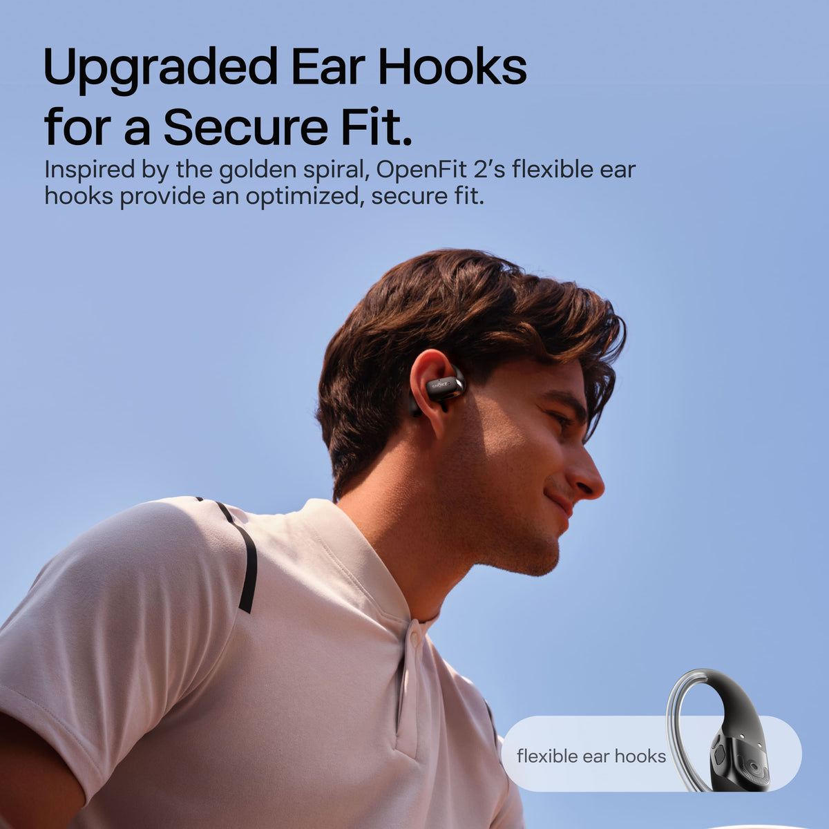Shokz - OpenFit 2 Open-Ear True Wireless Earbuds - Black