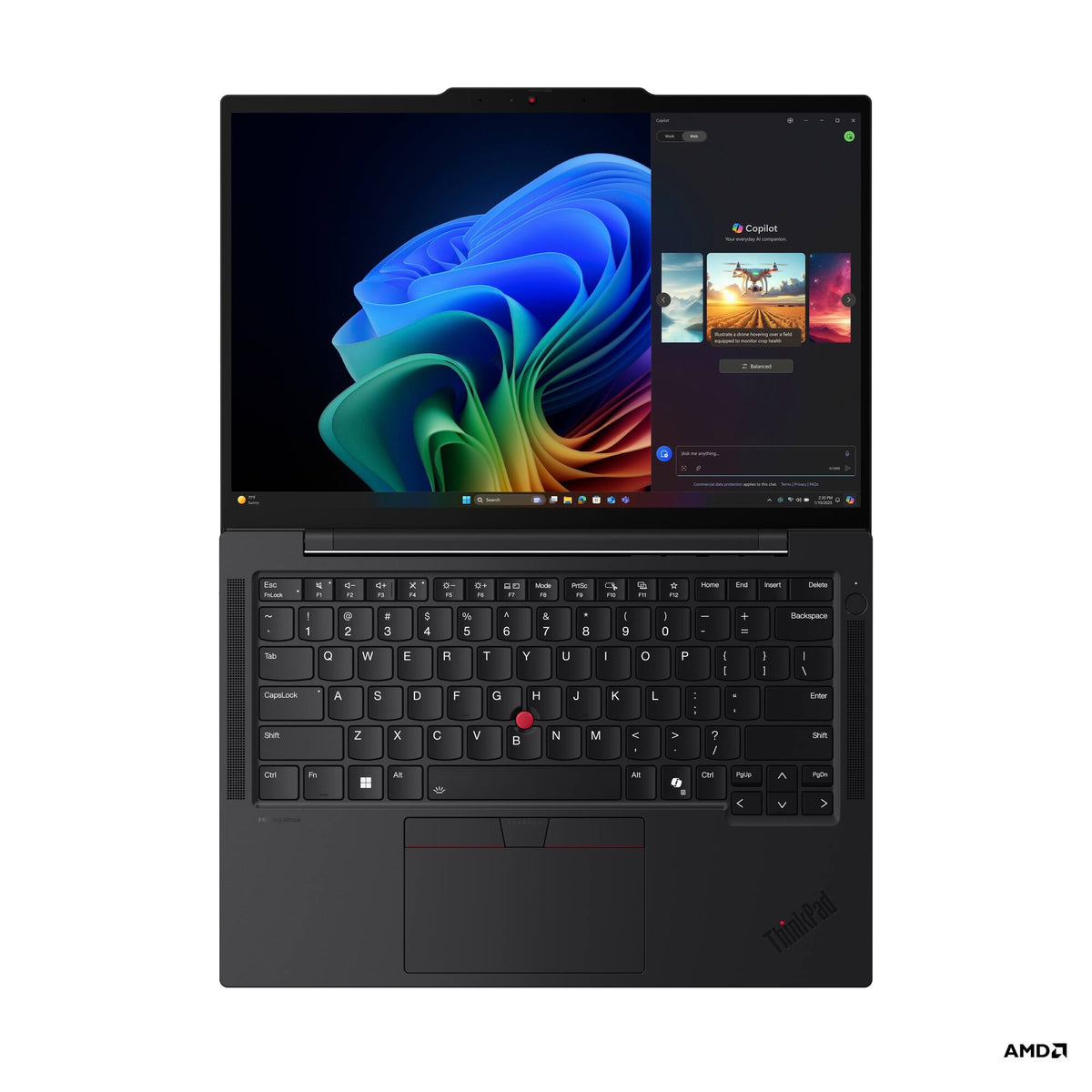 Lenovo - ThinkPad T14s Gen 6 Copilot+ PC 14" Laptop - Latest Model - AMD Ryzen AI 7 PRO 350 - 16GB Memory - 512GB SSD - Black
