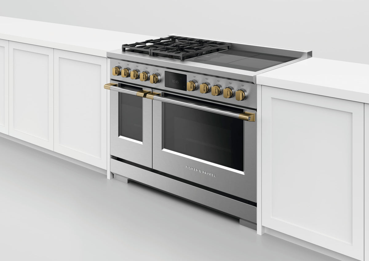 Fisher & Paykel - Pro Range Dial Kit, 48", 5 Burner, Dark Copper - Compatible with RDV3-485GD - Dark Coper