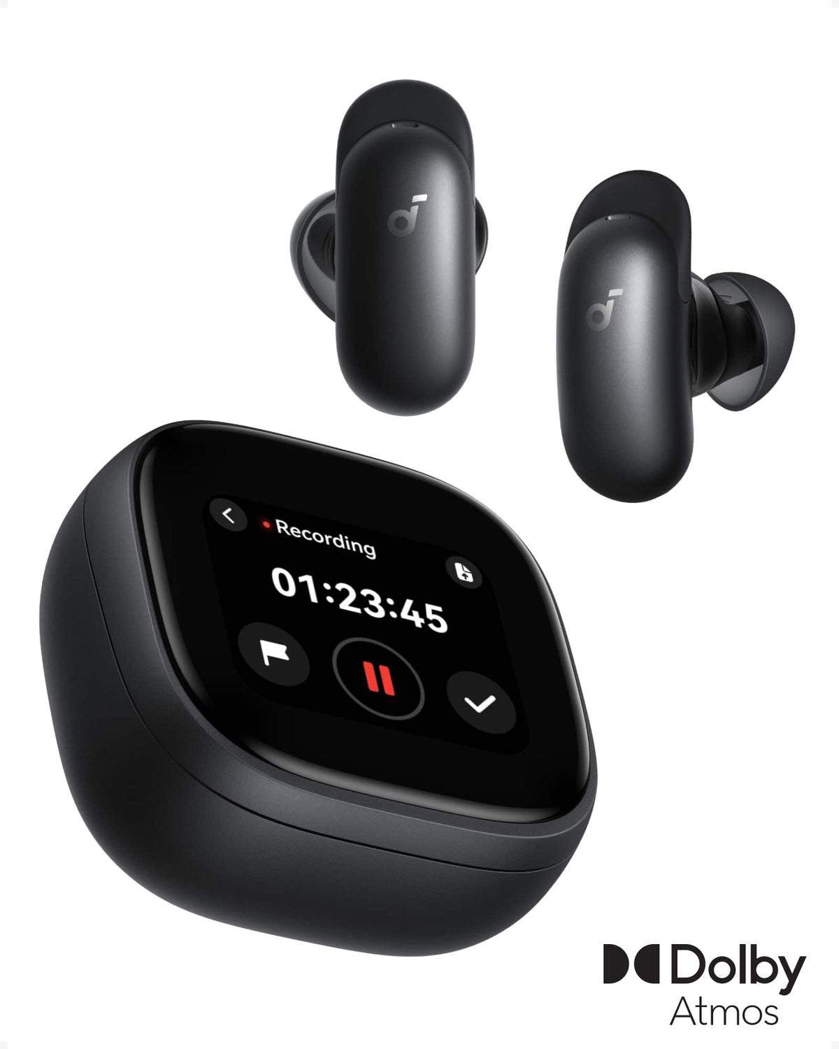 Anker - Soundcore Liberty 5 Pro Max True Wireless Noise Cancelling Bluetooth In-Ear Earbuds - Black