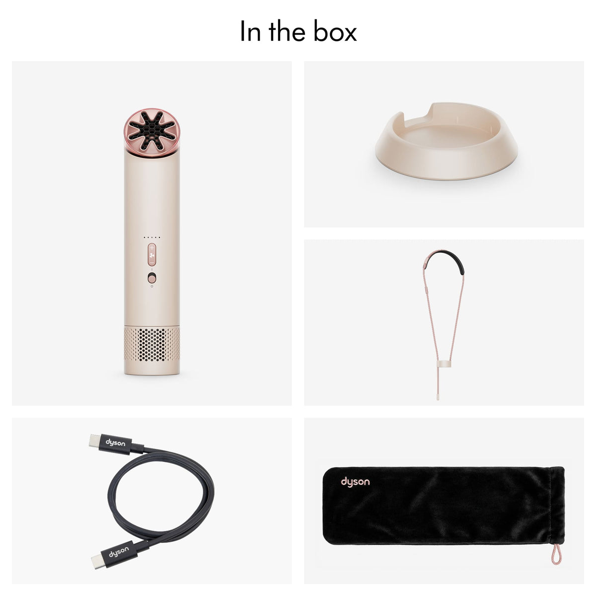 Dyson - HushJet Mini Cool Fan w/ Accessories - Stone / Blush