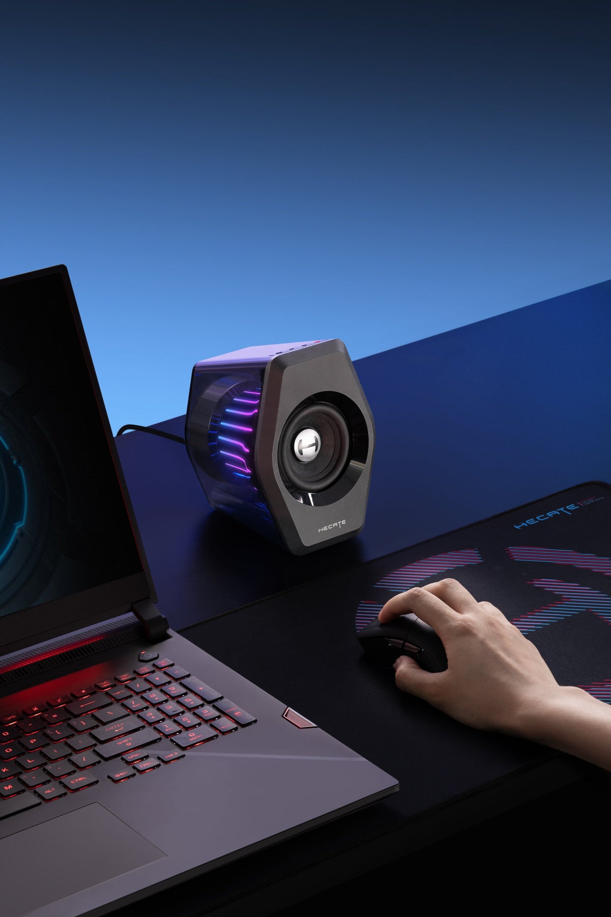 Edifier - G2000 Pro 2.0 Bluetooth Gaming Speakers with RGB Lighting (2-Piece) - Black