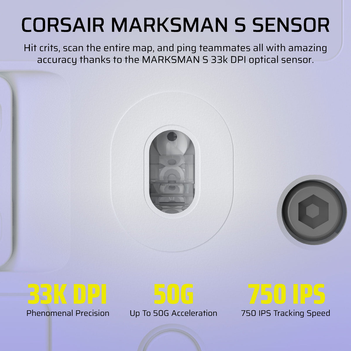 CORSAIR - Scimitar Elite Wireless SE MOBA/MMO Optical Gaming Mouse with 16 Programmable Buttons - Wireless - White