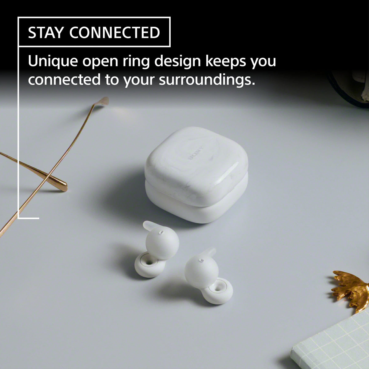 Sony - LinkBuds Open True Wireless Earbuds - Black