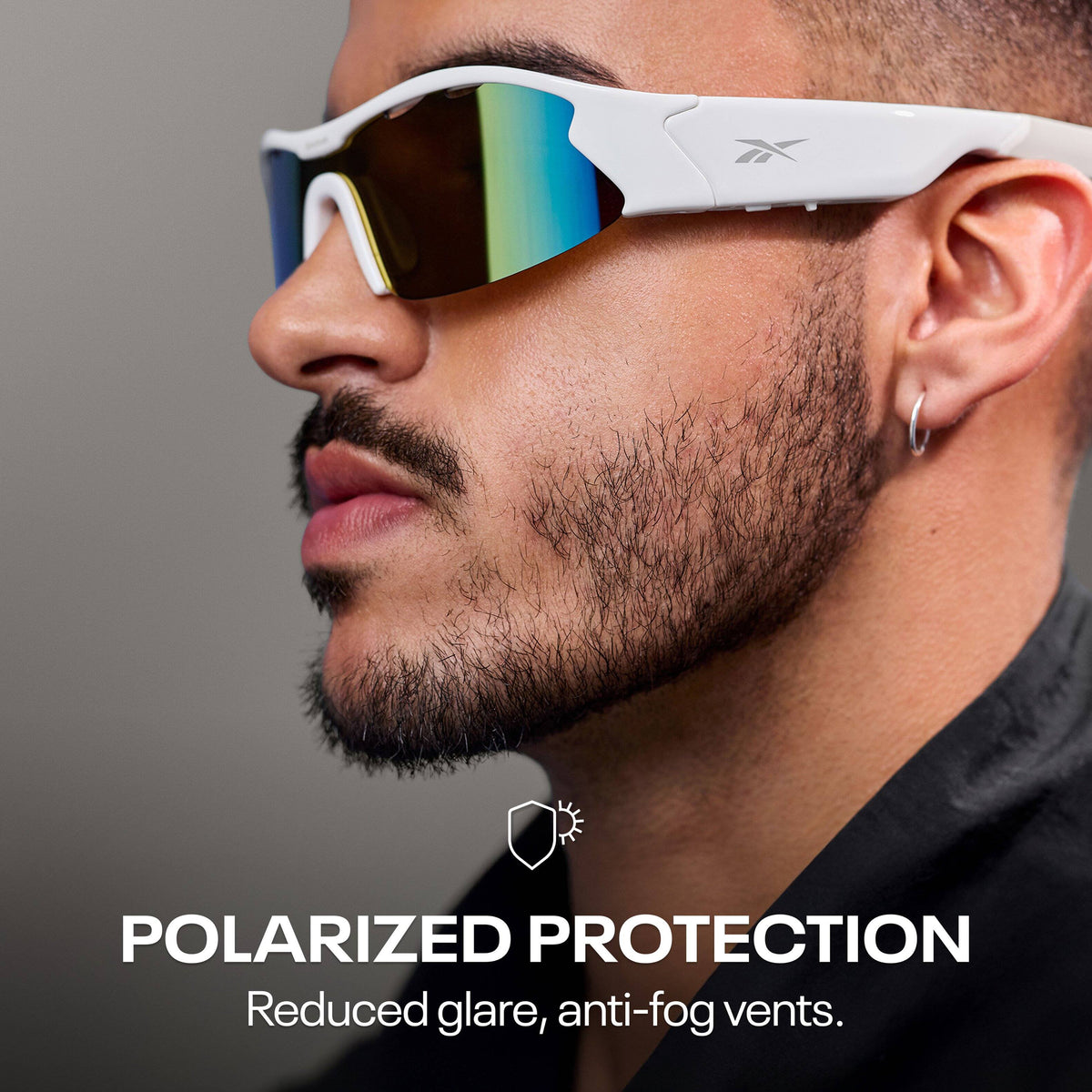 Reebok Flash Smart Eyewear Powered by Lucyd - White/Iridescent