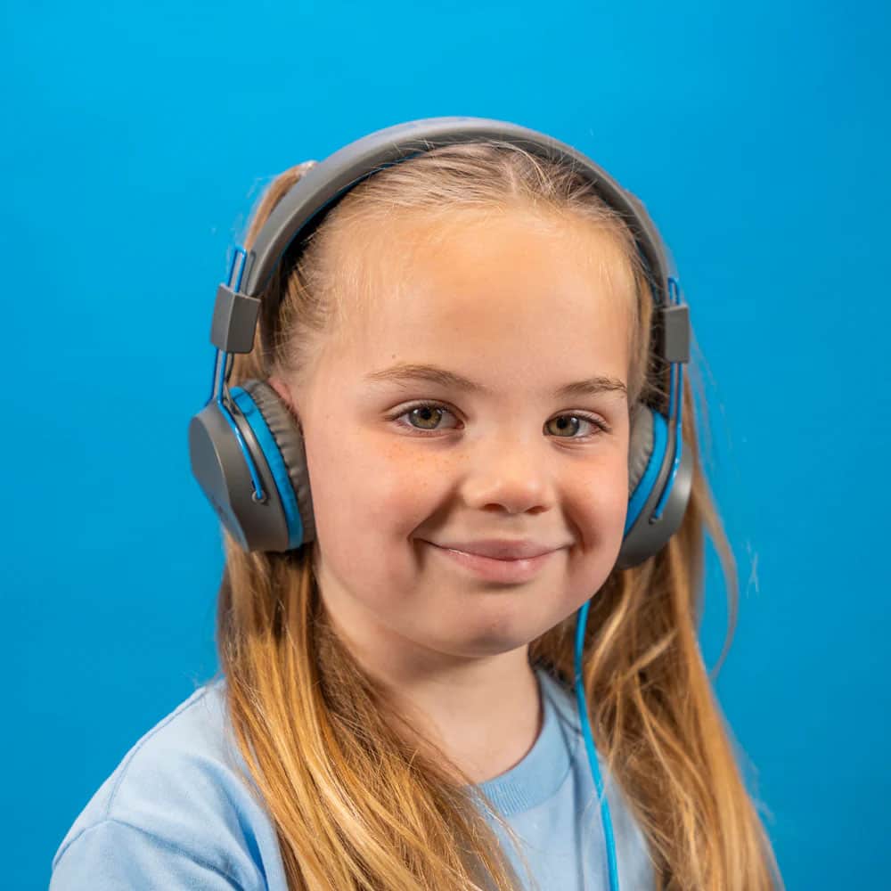 JLab - Jbuddies Studio On-Ear Kids Wired Headphones - Gray