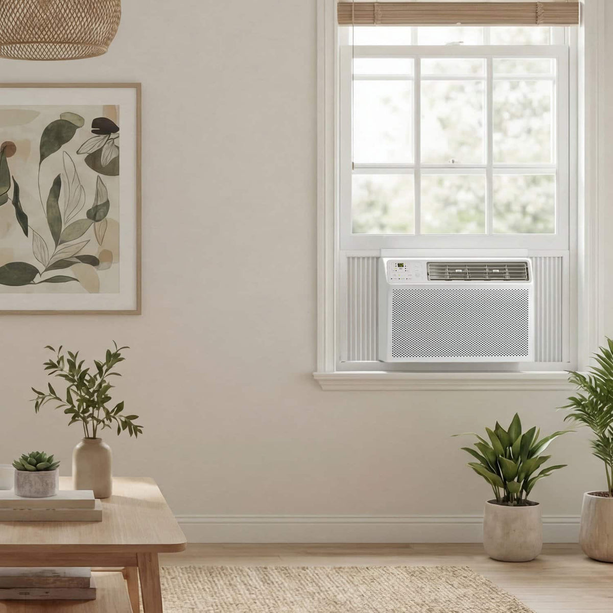 TCL - 450 Sq. Ft. 10,000 BTU Smart Window Air Conditioner - White