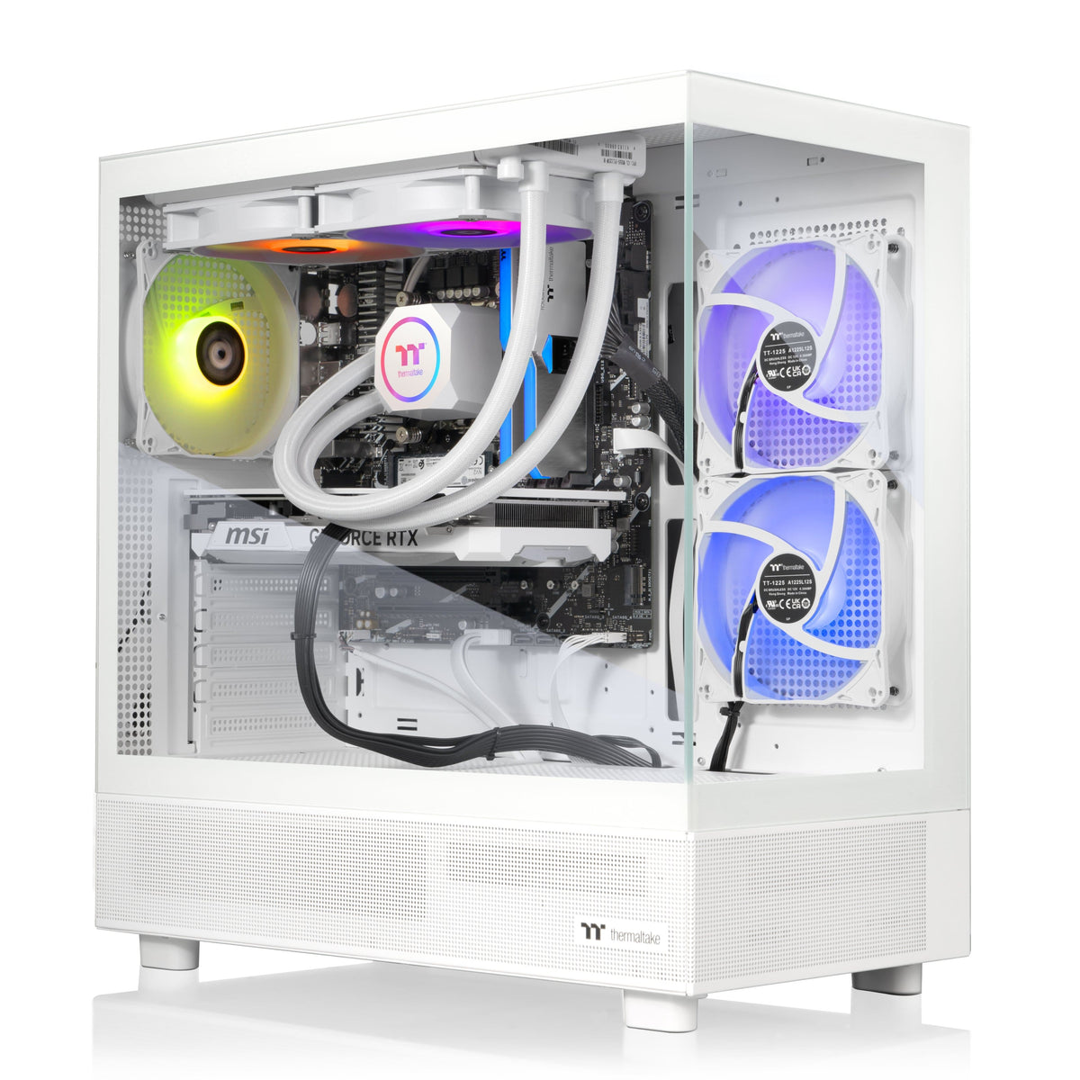 Thermaltake - LCGS View 7870TS-270Gaming Desktop AMD Ryzen 7 7800X3D 2025, 32GB Memory, NVIDIA GeForce RTX 5070 Ti, 2TB NVMe M.2 - White