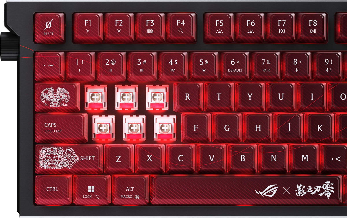 ASUS - ROG Strix Morph 96% Wireless Mechanical RGB Gaming Keyboard with Hot-Swappable ROG NX Snow Switches - Phantom Blade Zero Edition
