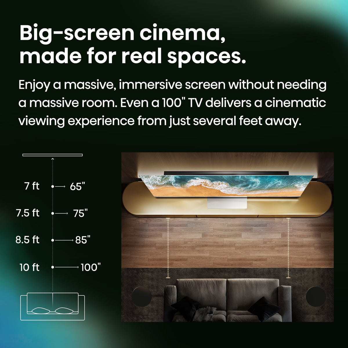 Hisense - 85" Class UR9 RGB MiniLED Series UHD 4K HDR Smart Google TV (2026)