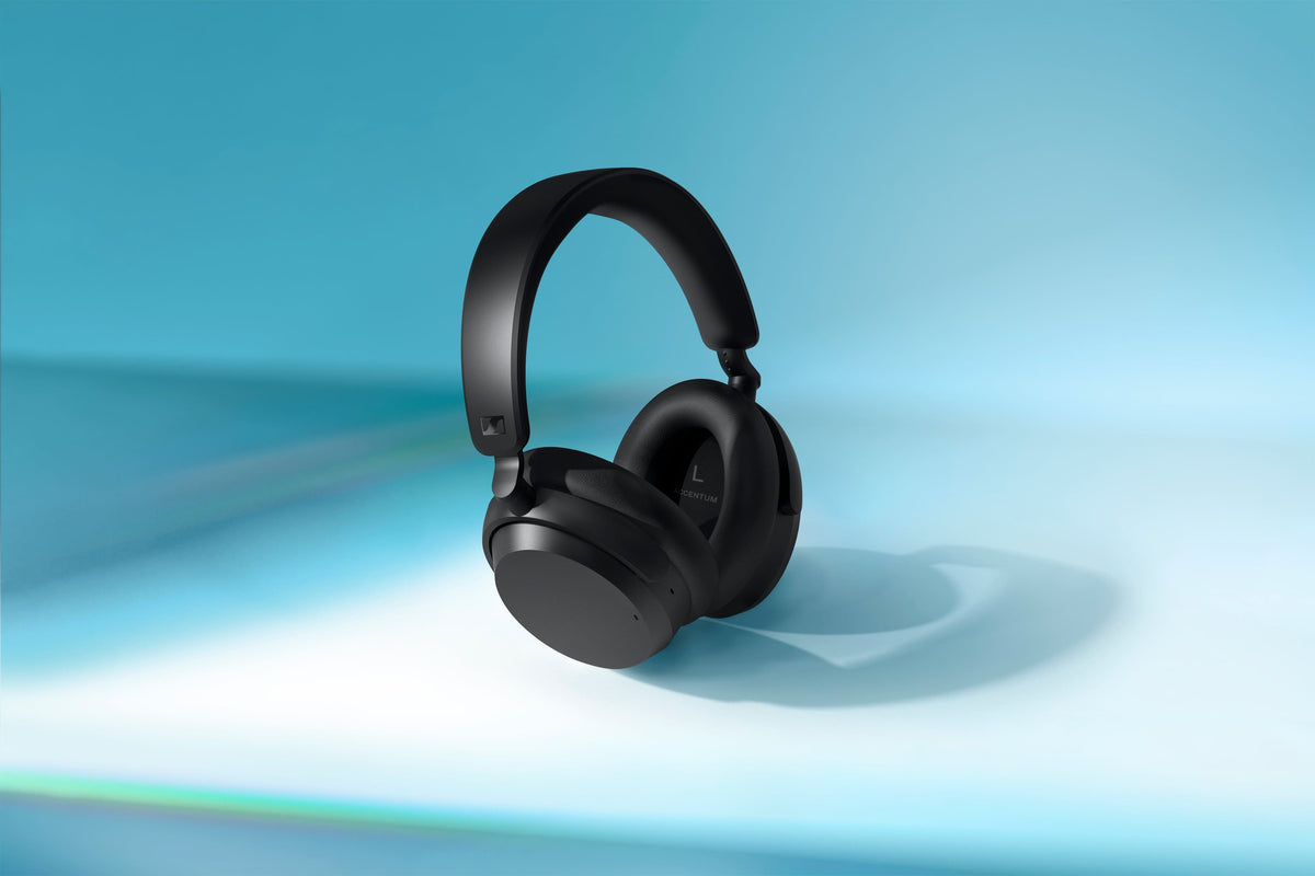 Sennheiser - ACCENTUM Wireless Bluetooth Around-the-ear Headphones – Hybrid Noise Cancelling (ANC), All-Day Comfort - Black