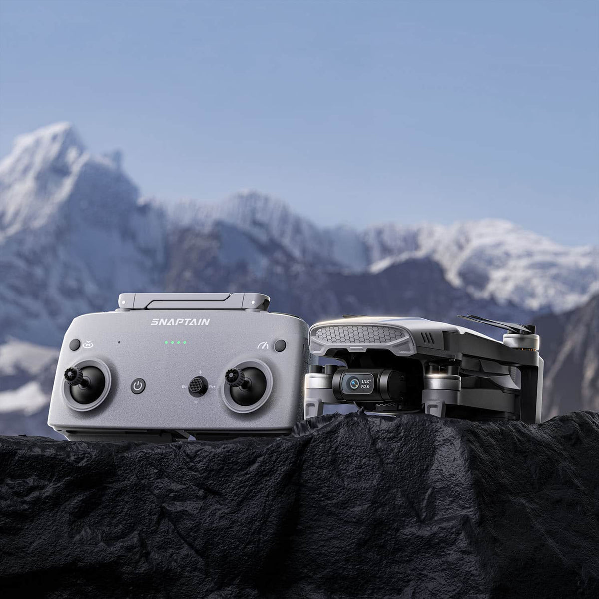 Snaptain - P40 LITE 3-Axis Gimbal Camera Drone - Gray