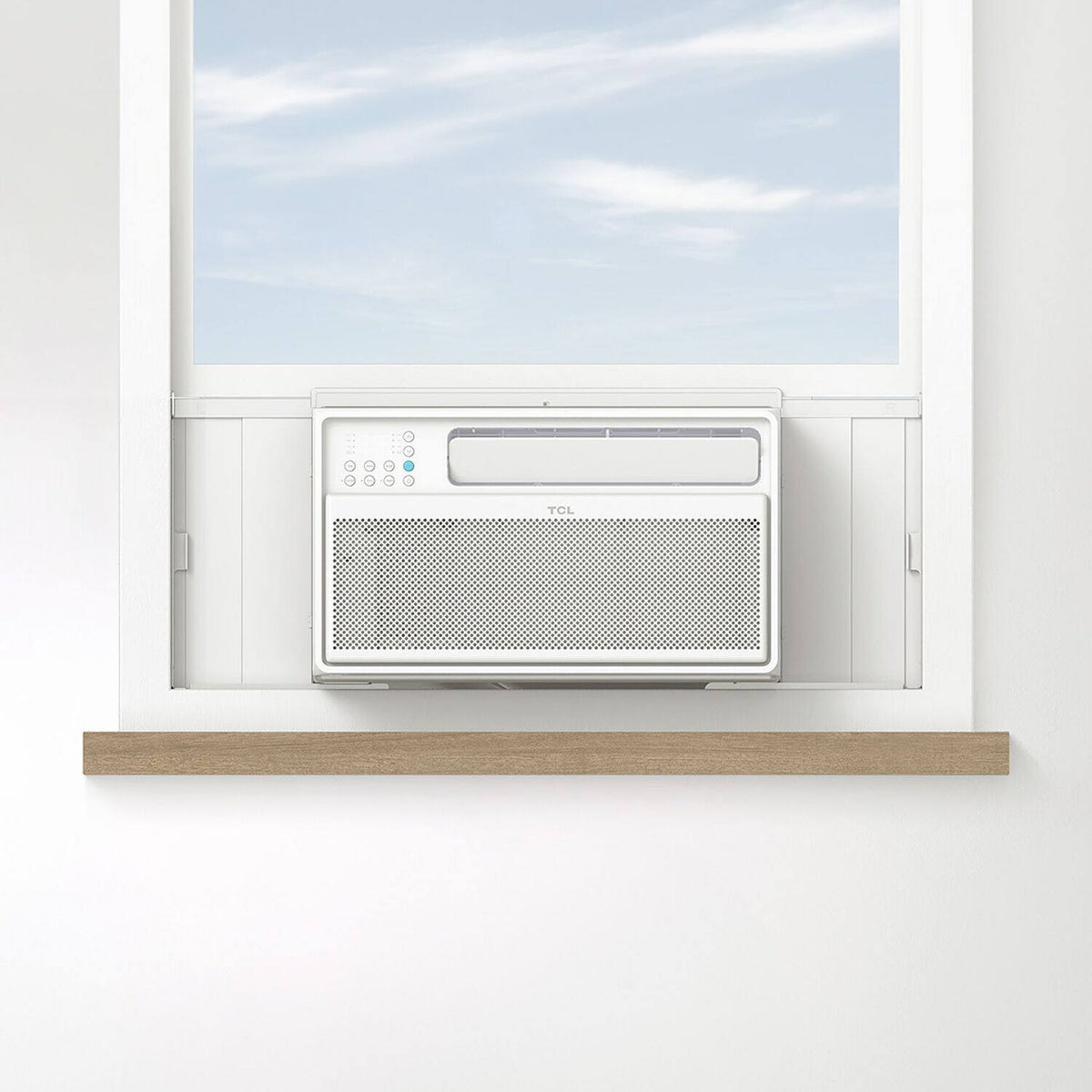 TCL - 550 Sq. Ft. 12,000 BTU Smart Inverter Window Air Conditioner - White