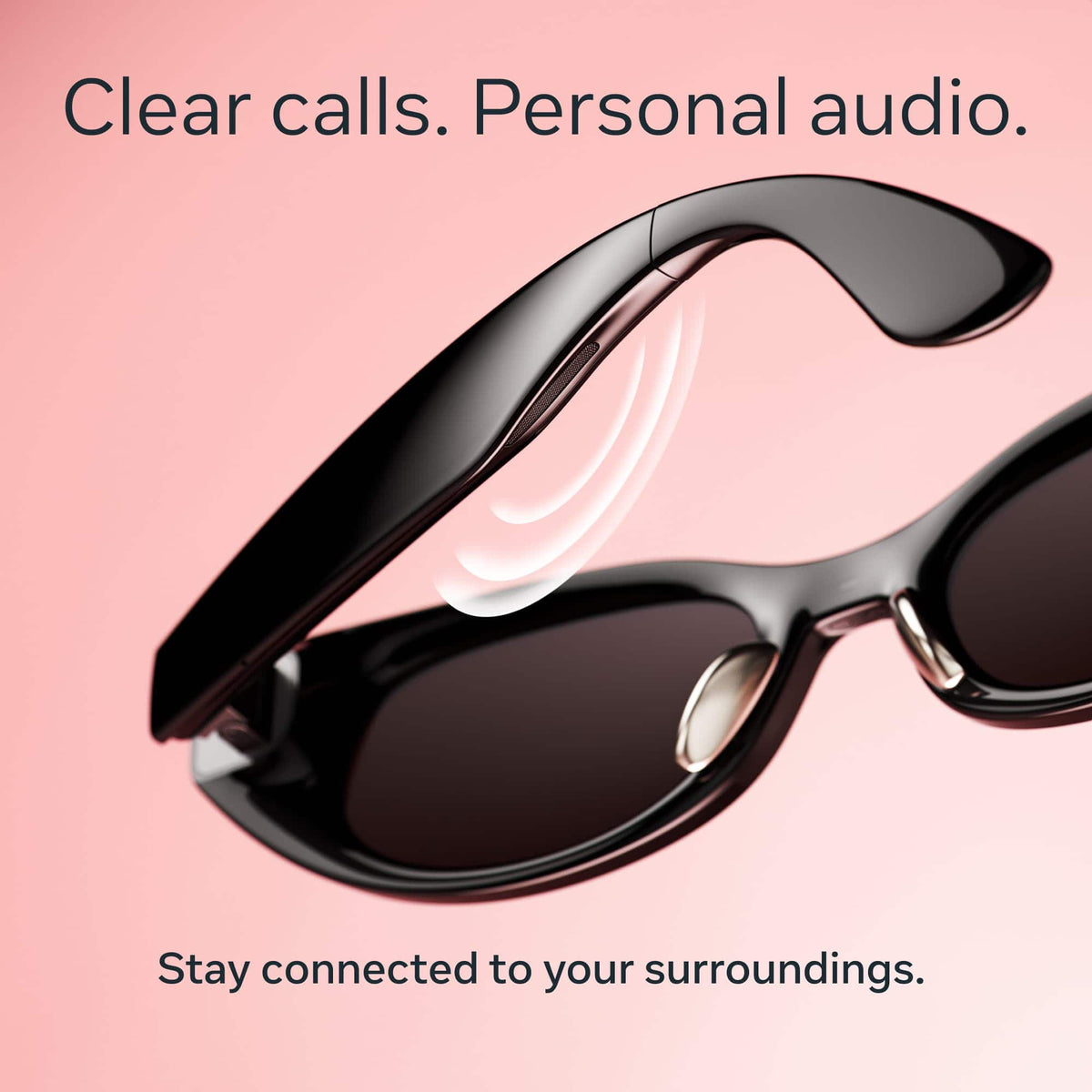 Meta - Starfire Kylie Edition-AI Glasses-Smart Features like 12MP Camera,Live Translate- 8+Hour Battery-Transitions Grey Lenses - Classic Black
