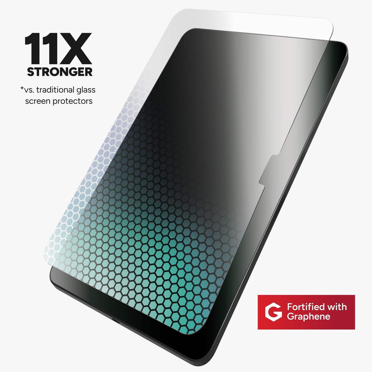 ZAGG - Glass XTR4 iPad 11" (A16), iPad 10.9" (Gen 10) - Clear