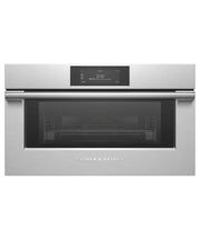 Fisher & Paykel - 30" 1.7 Cu. Ft. Single Convection Speed Oven, 6.8" Touch Screen - Compact - Stainless Steel