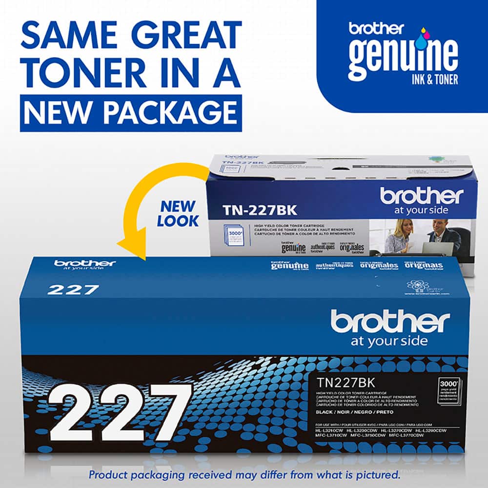 Brother - TN227BK High-Yield Toner Cartridge - Black