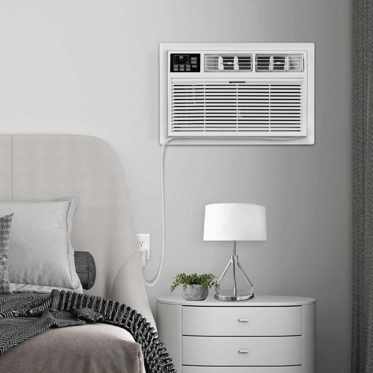 Whirlpool - 12,000 BTU 230V Through the Wall Air Conditioner - White