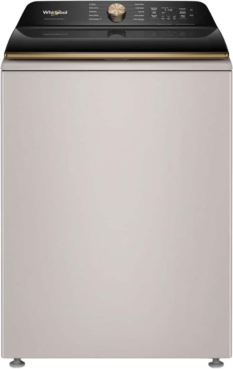 Whirlpool - 5.3 cu. ft. Smart Top Load Washer with the Delicates Basket - Fresh Linen