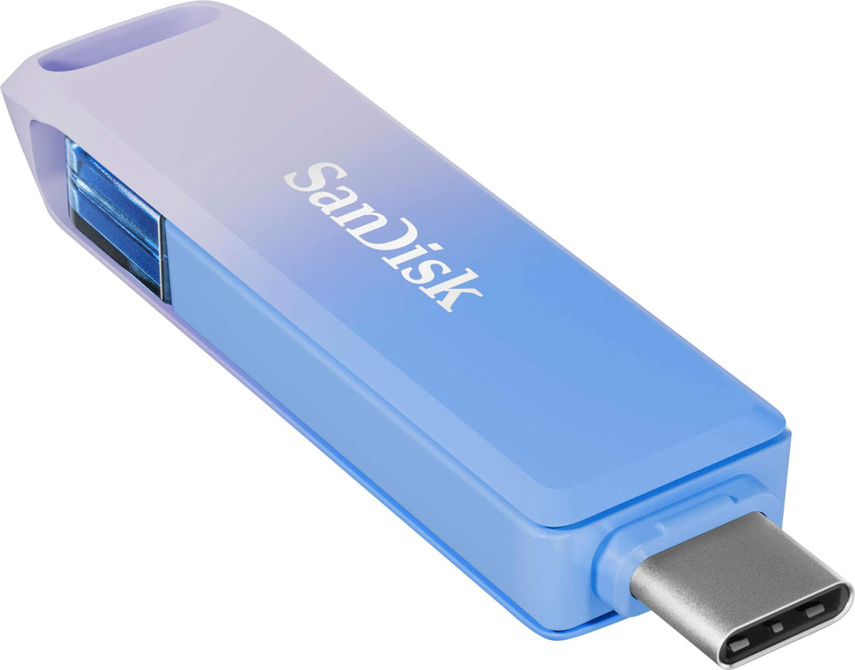 SANDISK - Creator Phone Drive 128GB USB Type C and Lightning connectors - Blue