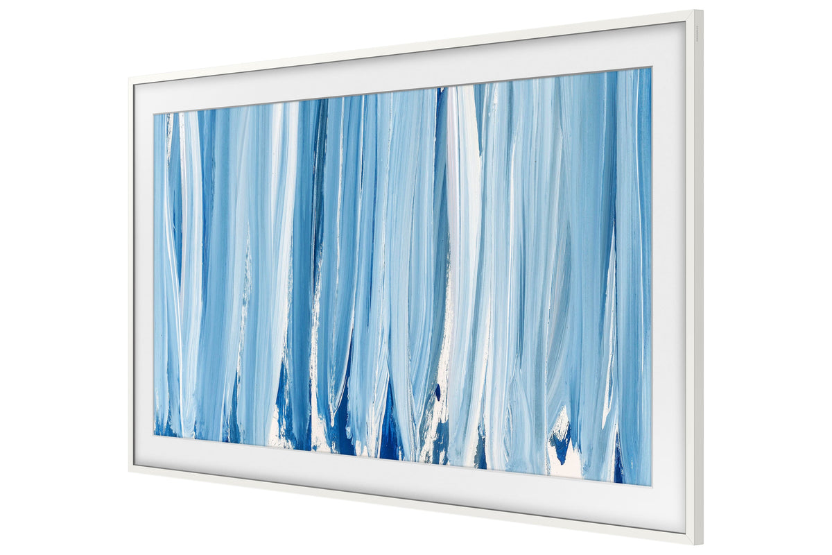 Samsung - 32" The Frame Customizable Bezel - Modern - White