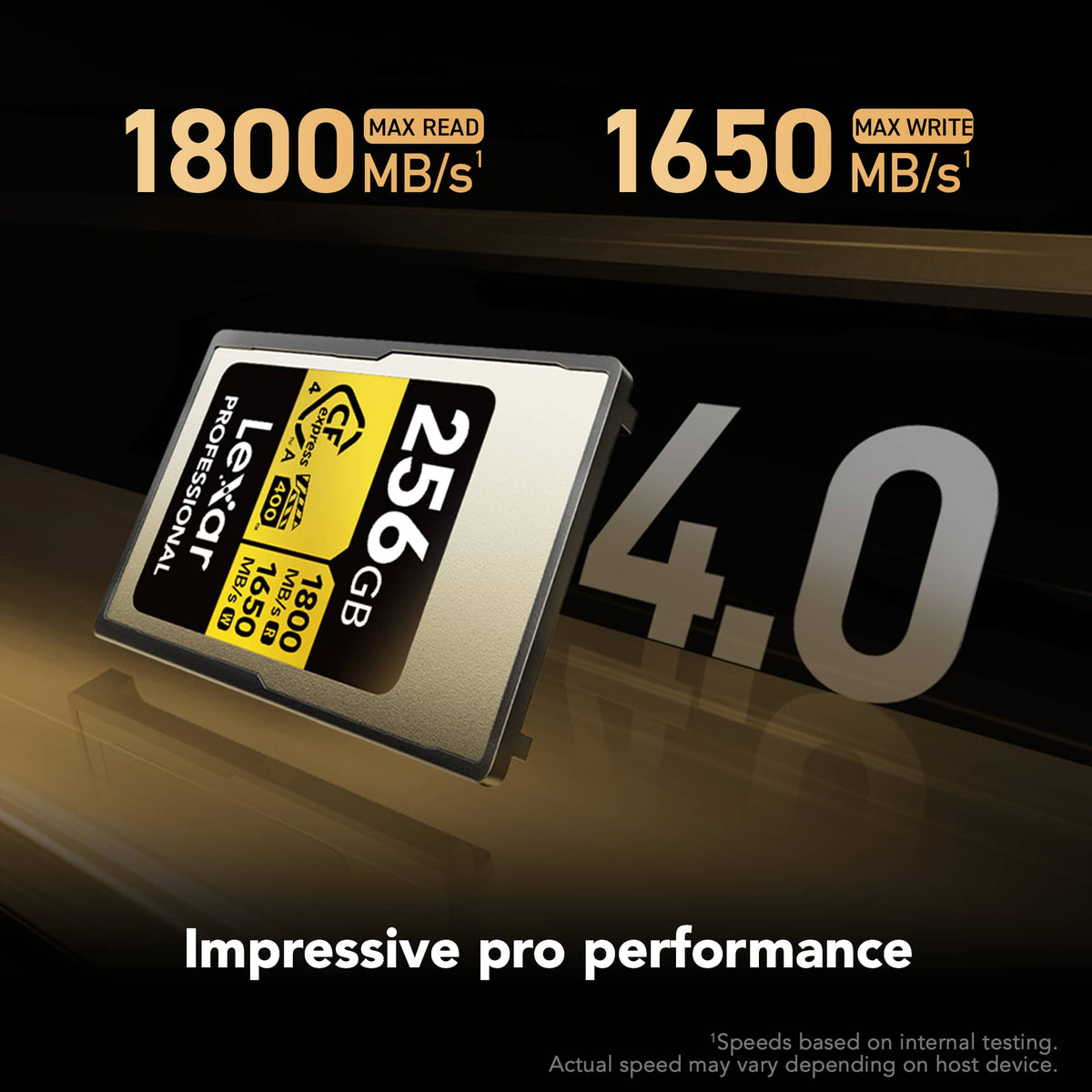 Lexar - Professional GOLD CFexpress 4.0 Type A 256 GB