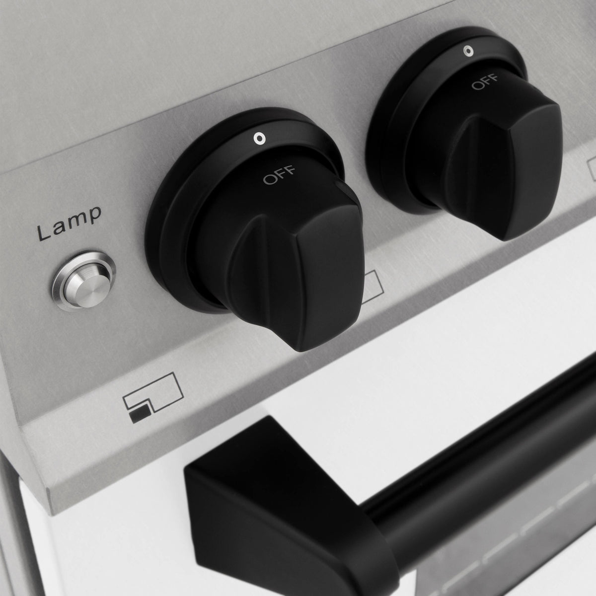 ZLINE - 30 in. Wide 4 Burner Autograph Legacy Dual Fuel Range in Satin Steel w/ White & Black Accents (RASZ-WM-30-MB) - Stainless Steel
