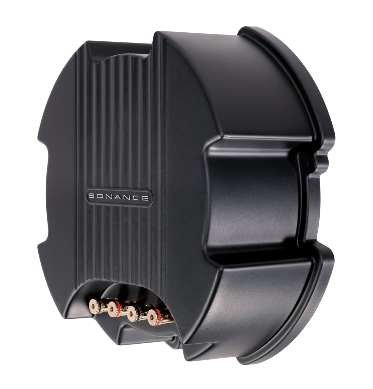 Sonance - MEDIUM ROUND RETRO ENCLOSURE - MAG Series Retrofit Enclosure for 6.5" In Ceiling Speakers (Pair) - Black