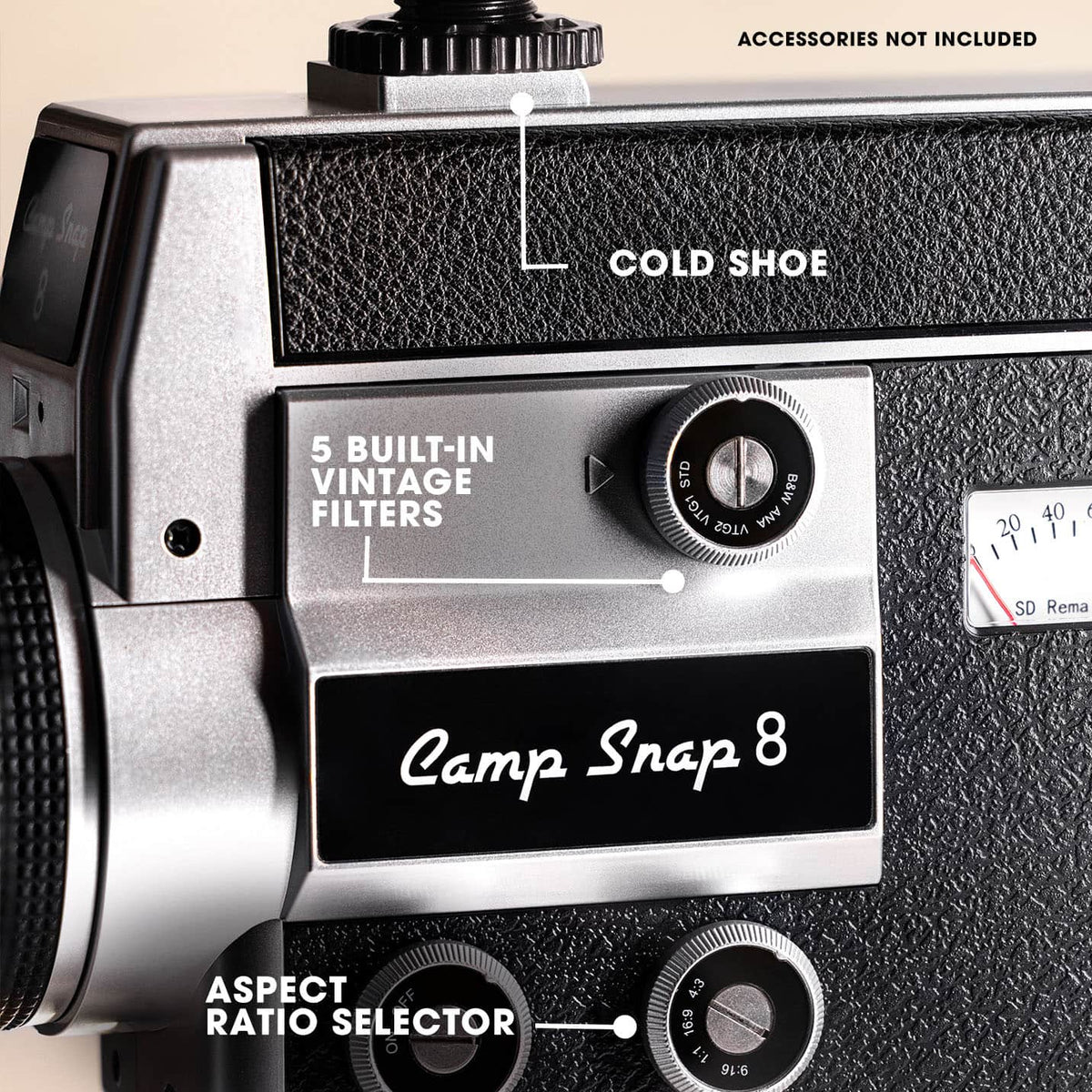 Camp Snap - CS-8 Digital Video Camera - Black