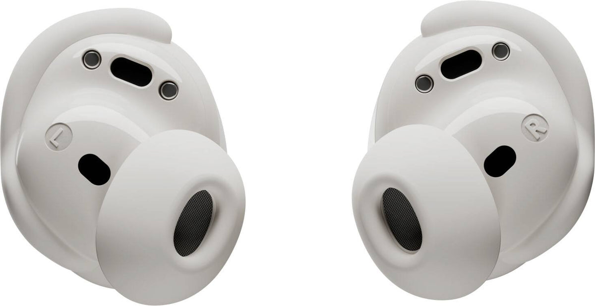 Bose - QuietComfort True Wireless Noise Cancelling In-Ear Earbuds - White Smoke