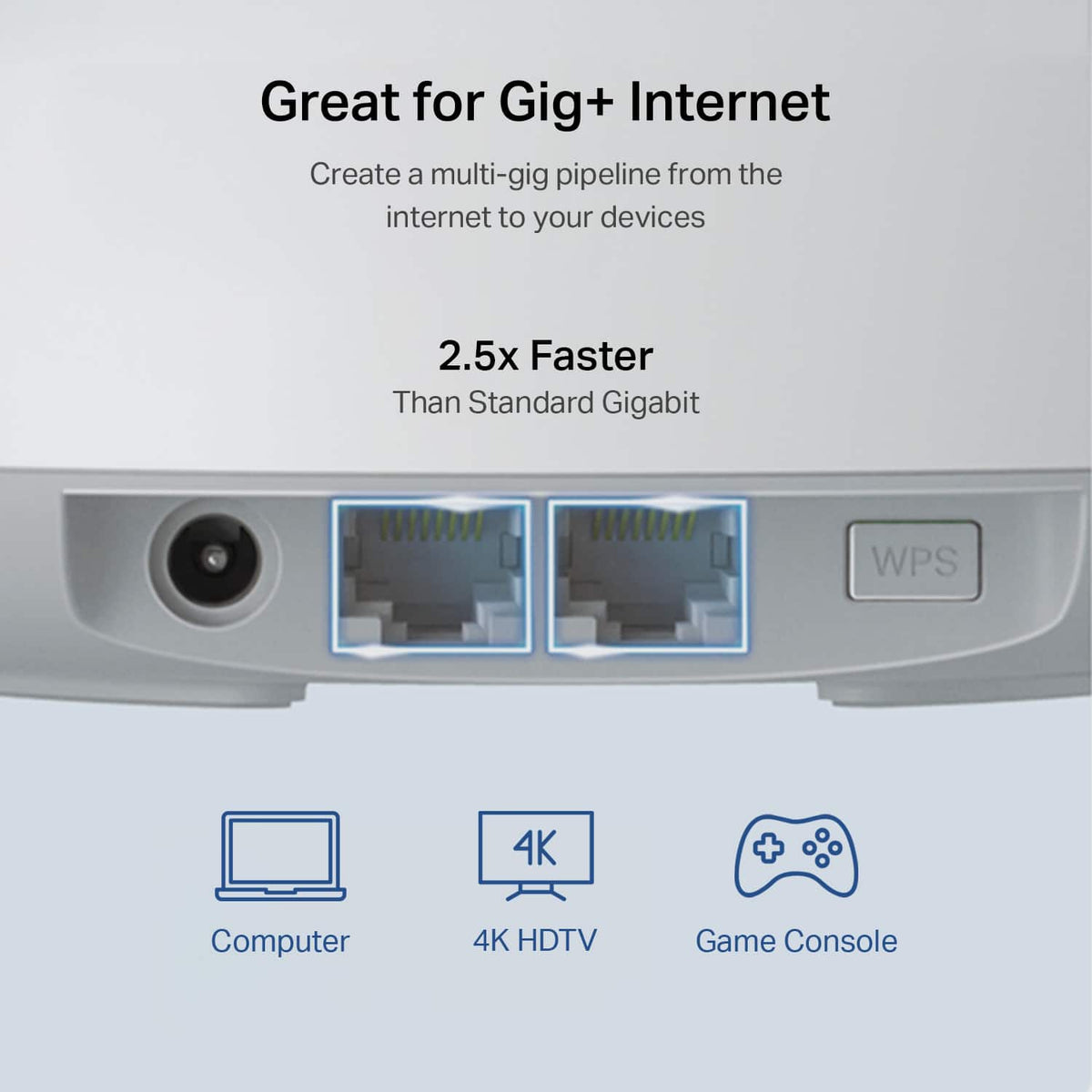 TP-Link - Deco 7 BE5000 Dual-Band Wi-Fi 7 Whole Home Mesh Router System – Deco BE5000 (2-Pack) - White
