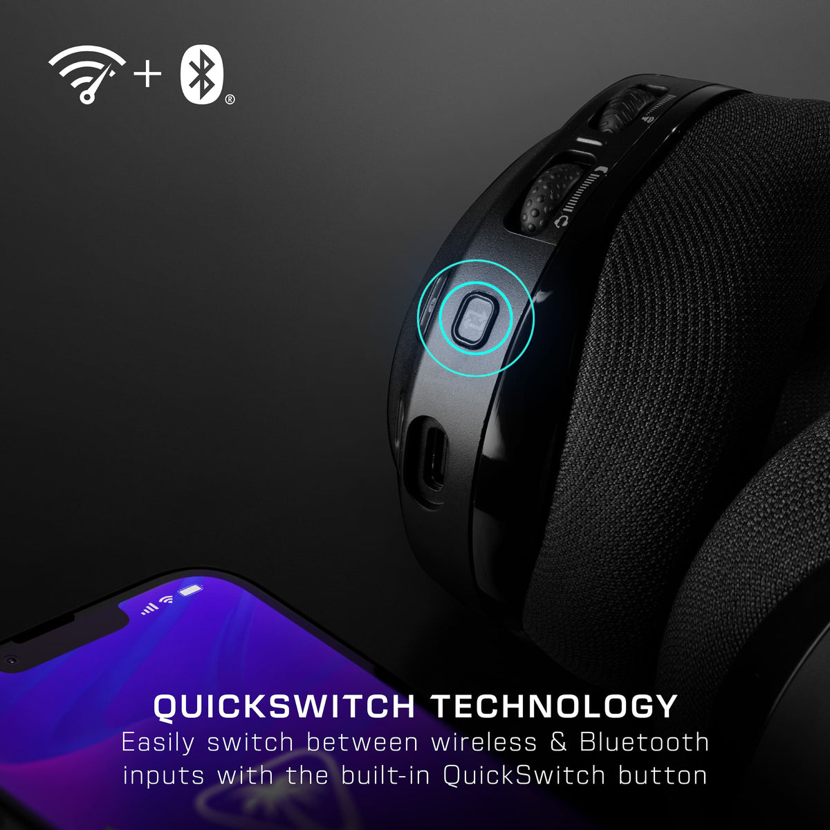 Turtle Beach - Stealth 600 Wireless Over-Ear Multiplatform Gaming Headset for PC, PS5, PS4 & Mobile - Black
