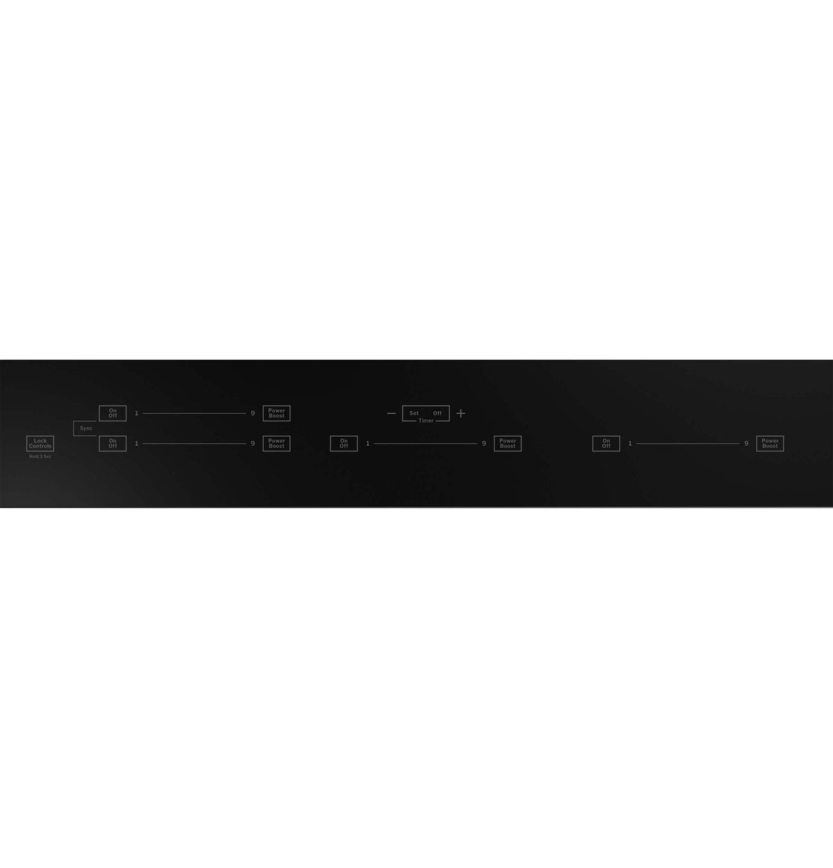 GE Profile - 30" Built-In Electric Induction Cooktop with 4 Elements, Slide Touch Controls, and Power Boost - Black