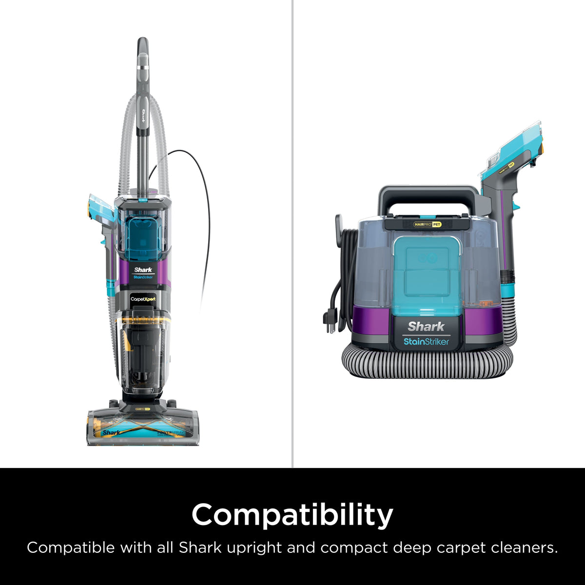 CarpetXpert Deep Clean Pro Formula for Shark Upright & Portable Cleaners - White