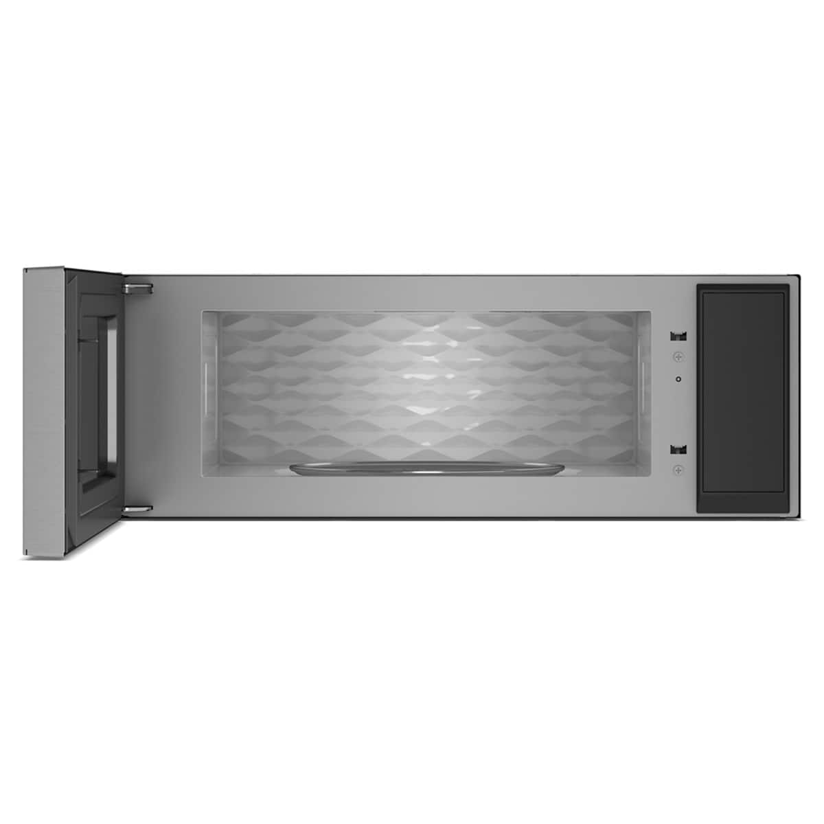KitchenAid - 1.1 Cu. Ft. Low Profile Over-the-Range Smart Microwave with Sensor Cooking and Dual Fan Ventilation - Stainless Steel Fingerprint Resistant