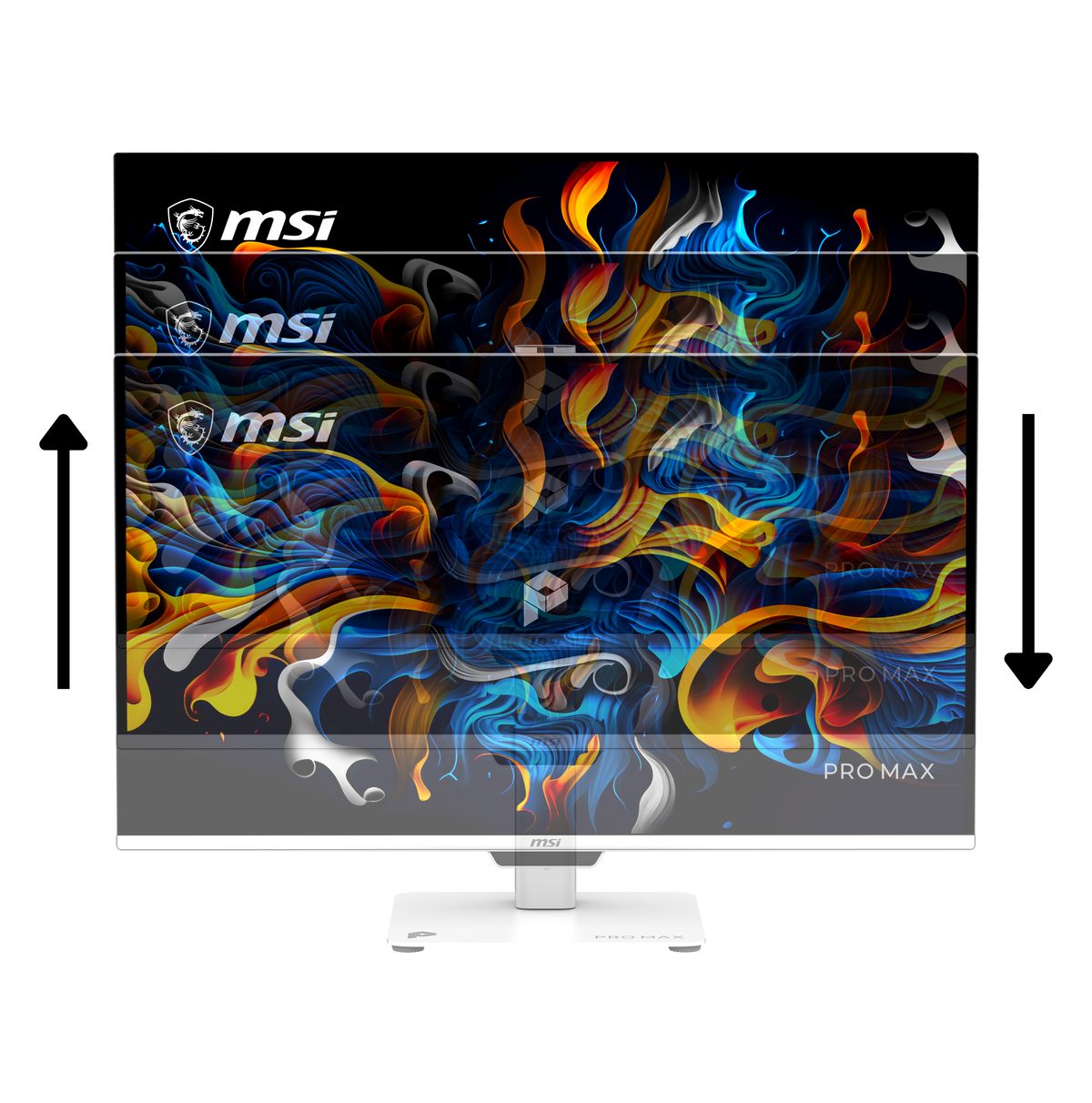 MSI - PRO MAX 271UPXW12G 27" UHD 120Hz 0.03ms QD-OLED FreeSync Premium Pro True Black 400 Pro Monitor (DisplayPort, HDMI) - Matte White