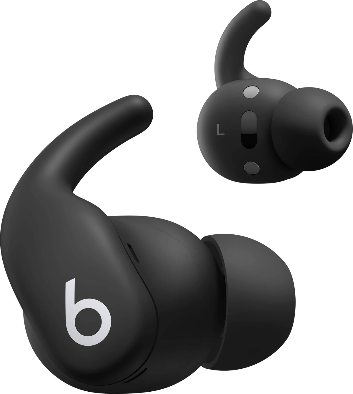 Beats - Powerbeats Fit True Wireless Active Noise Canceling Earbuds - Jet Black