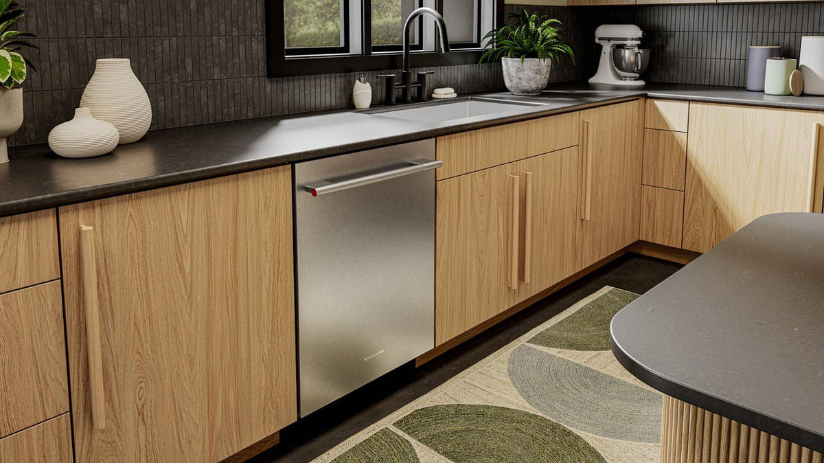 KitchenAid - 24" Top Control Built-In Dishwasher with 360 Max Jets Third Rack, Advanced ProDry, Ultra-bright LED Lighting - Stainless Steel