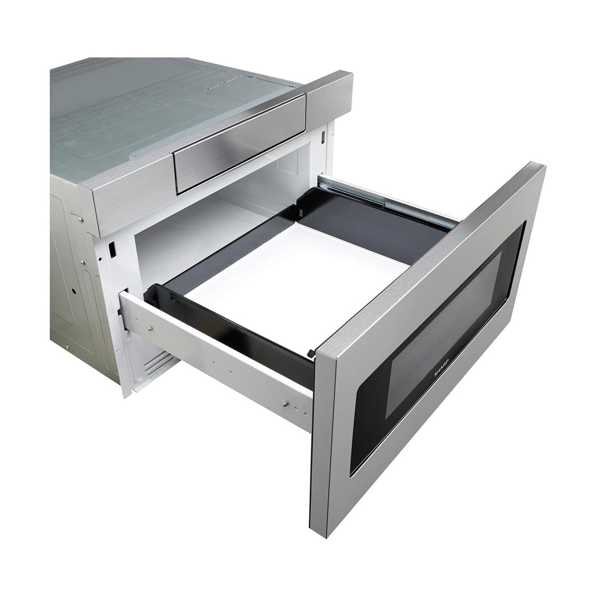Sharp - 1.2 Cu. Ft. Built-in Microwave Drawer with Sensor Cooking - Stainless Steel