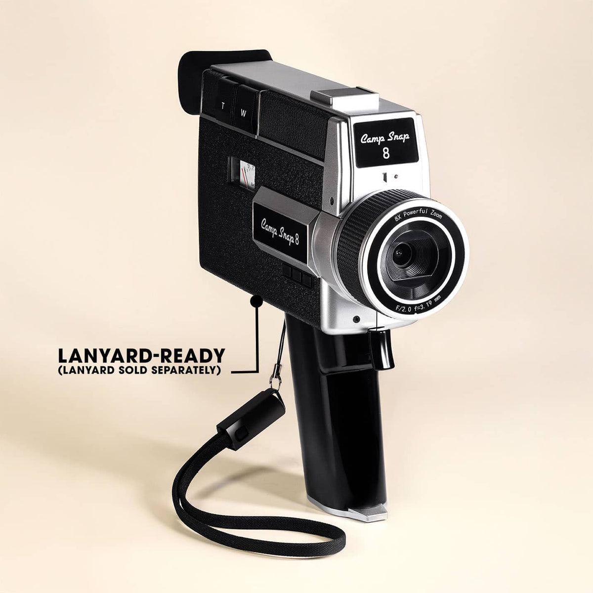 Camp Snap - CS-8 Digital Video Camera - Black