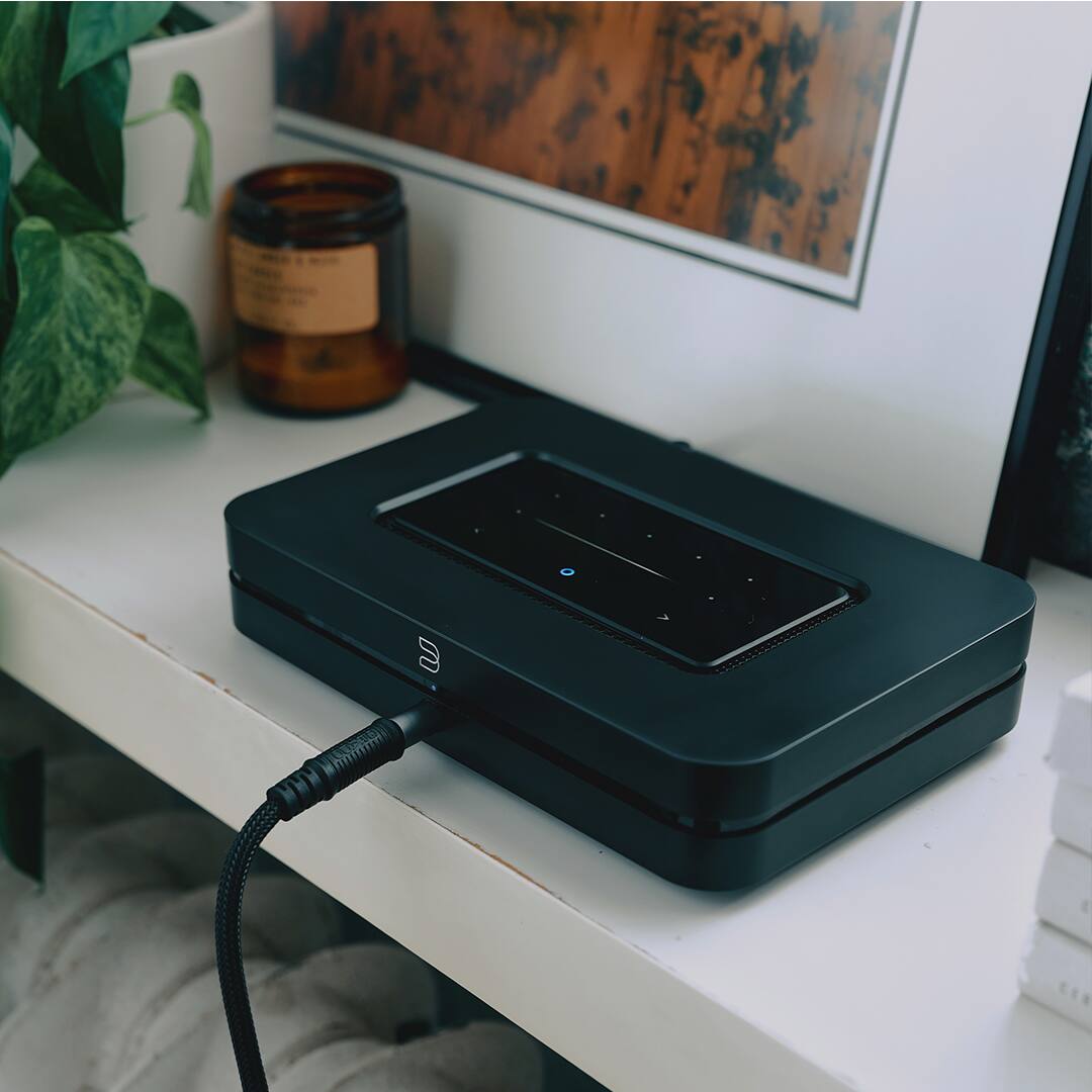 Bluesound - NODE Wireless Hi-Res Music Streamer with ESS Sabre HiFi DAC - Black