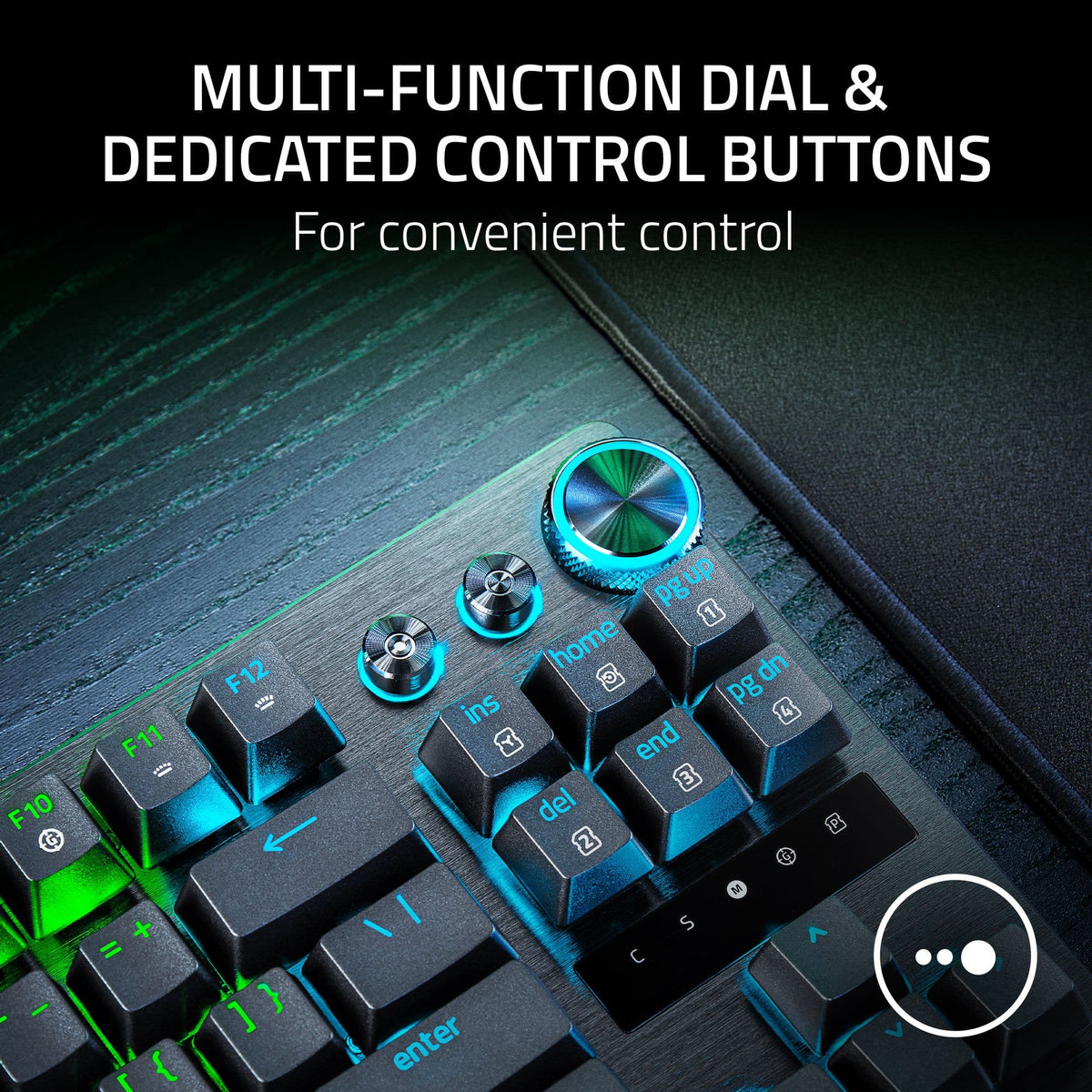 Razer - Huntsman V3 Pro TKL Wired Analog Optical Linear Switch Gaming Keyboard with Snap Tap - Black