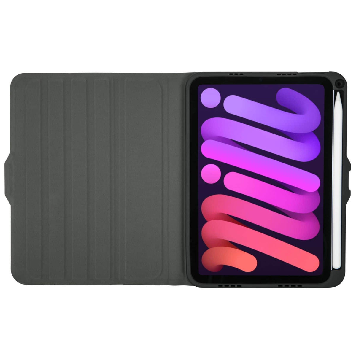 Targus - VersaVu Slim Antimicrobial Case for Apple iPad mini (A17 Pro) and iPad mini (6th generation 2021) - Black