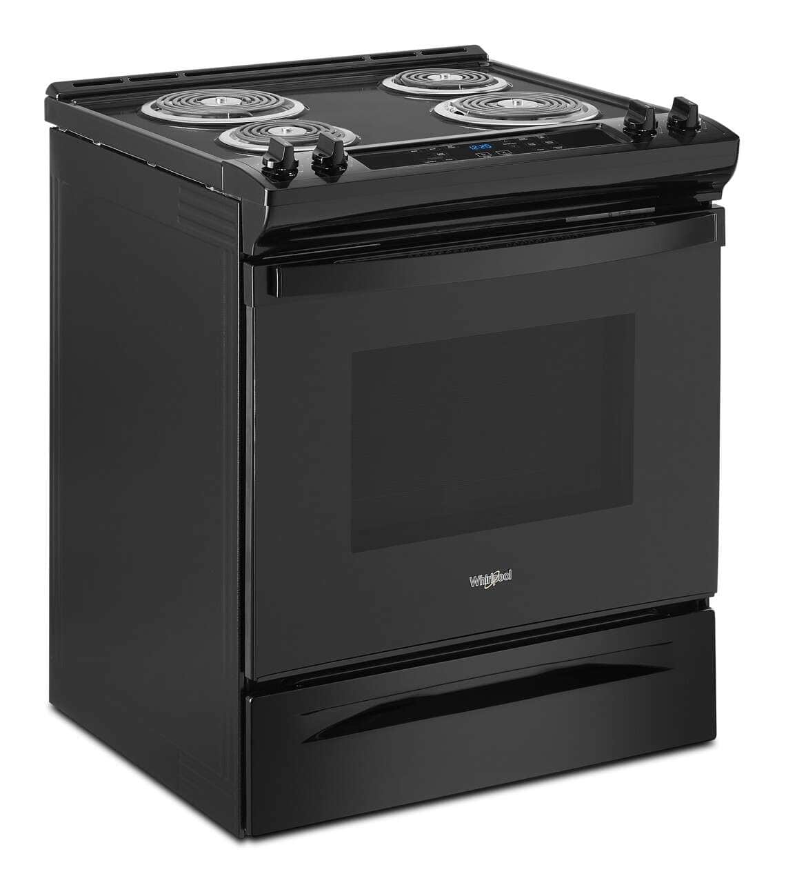 Whirlpool - 30 in. Wide 4 element 4.8 cu. ft. Electric Range - Black