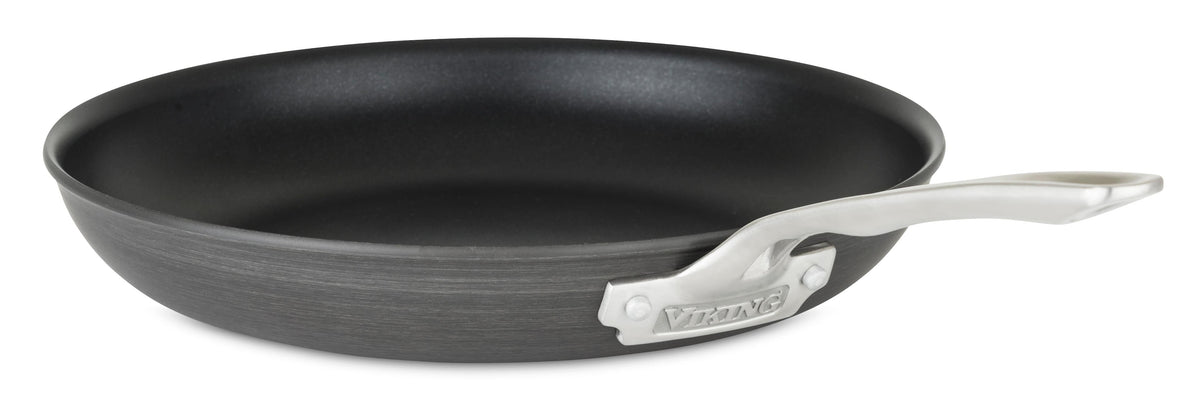 Viking - Hard Anodized 12" Nonstick Fry Pan - Black/Gray/Silver