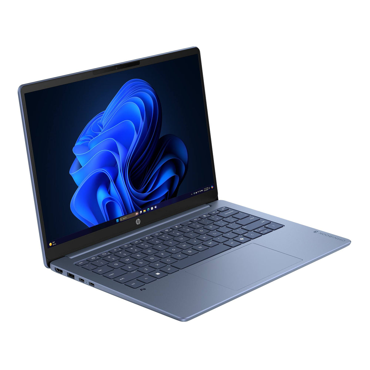 HP - OmniBook 3 - 14" 2K OLED Laptop - Snapdragon X (8-core) - 8GB Memory - 256GB SSD - Starlit Blue