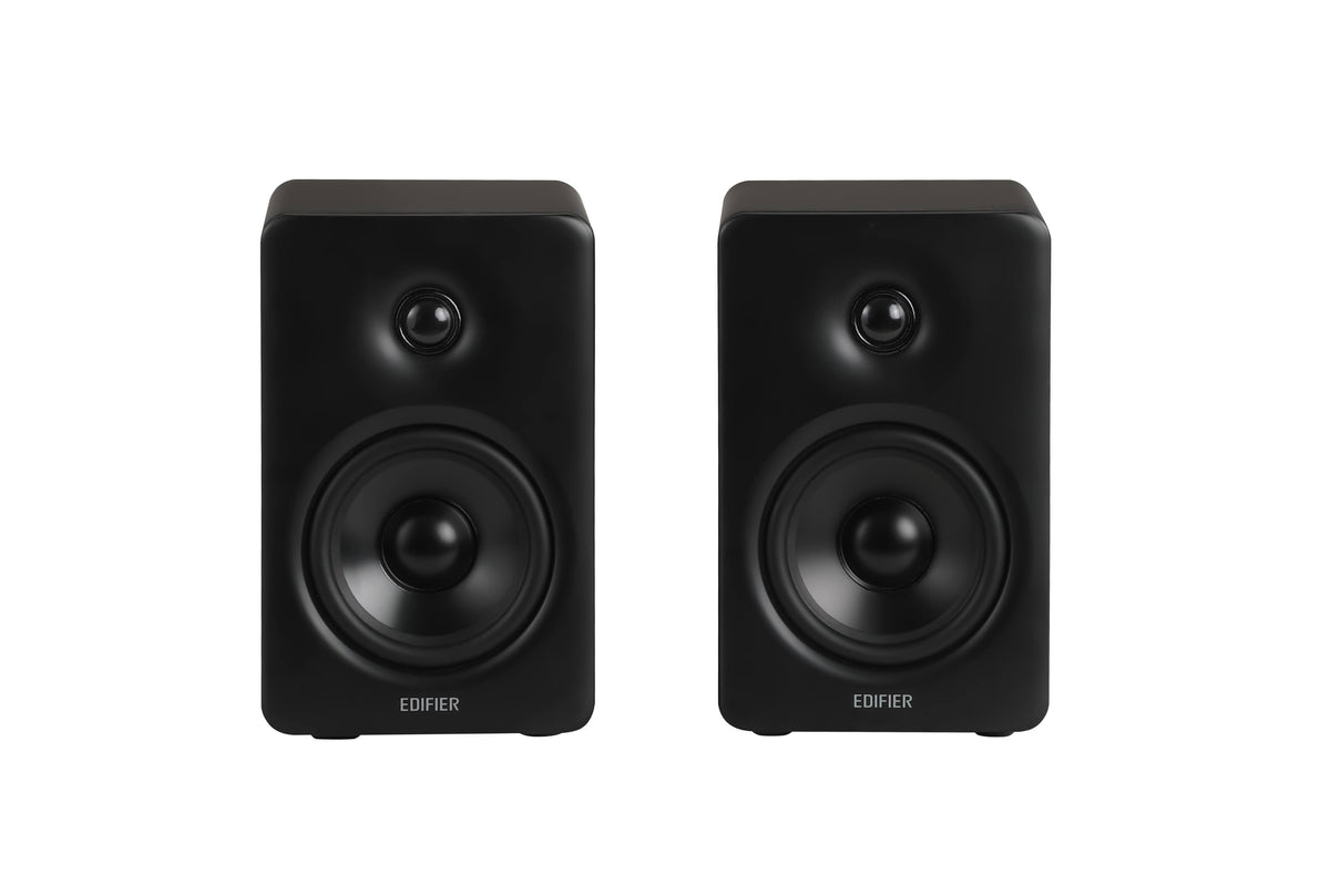 Edifier - M90 Active Bookshelf Speakers, Computer Speakers - Bluetooth and Optical Input - 2.0 Speaker (Pair) - Black