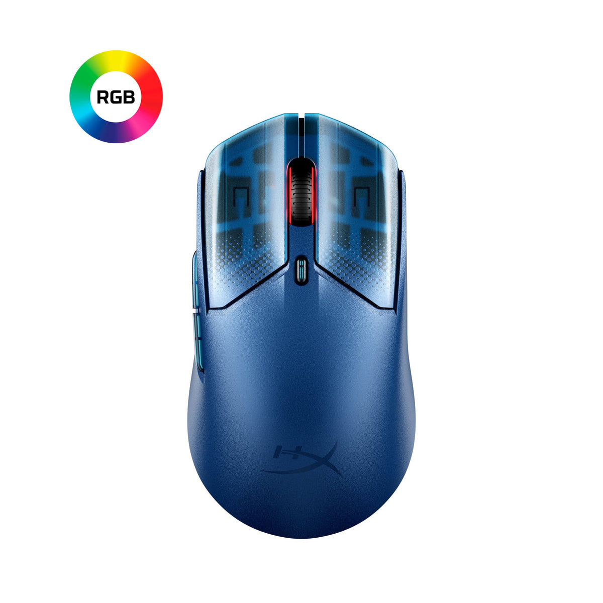 HyperX - Pulsefire Haste 2 S Lightweight Wireless Optical Gaming Mouse with RGB Lighting - Wireless - Navy
